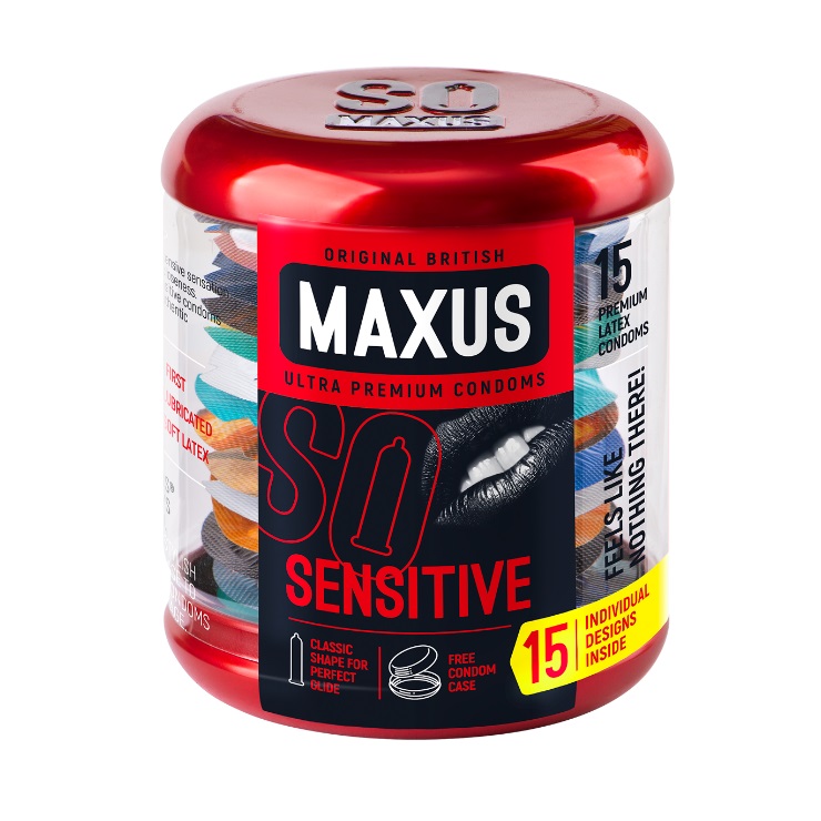 Презервативы MAXUS Sensitive ультратонкие 15 шт