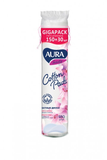 Аура (Aura) Beaty Ватные диски №150+30