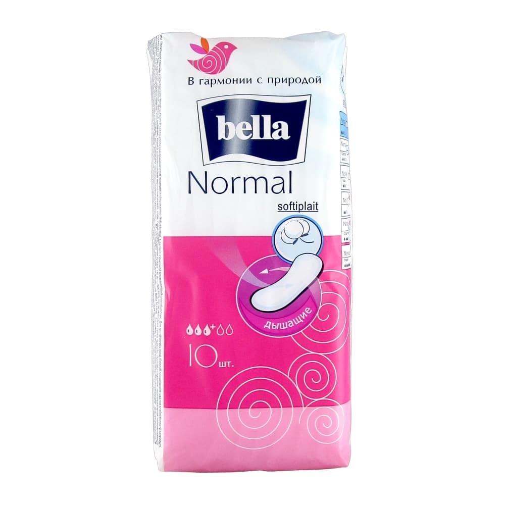 Белла (Bella) Normal Softiplait прокладки гигиен №10 б/крыл