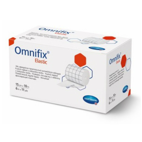 Пластырь Омнификс эластик/Omnifix elastic фиксирующий 10 м х 15 см 1шт.  Хартман