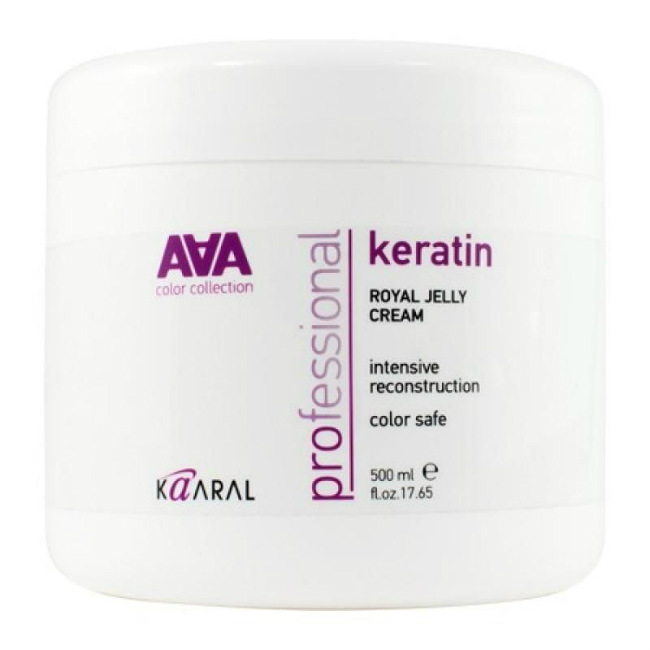 КААРАЛ (KAARAL) AAA KERATIN ROYAL JELLY КРЕМ-МАСКА ПИТ ДЛЯ ВОССТАН. ОКРАШ И ХИМ ОБРАБ ВОЛОС 500 МЛ Kaaral Srl