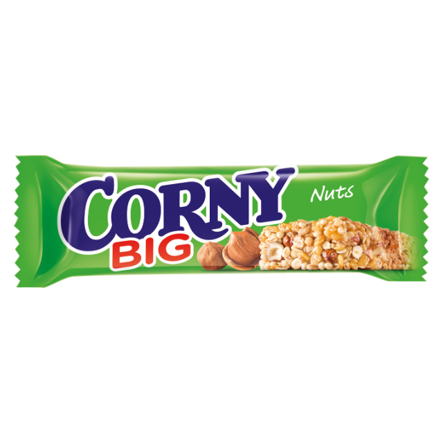 Корни биг (Corny Big) Батончик злаковый с лесными орехами 50г Швартау