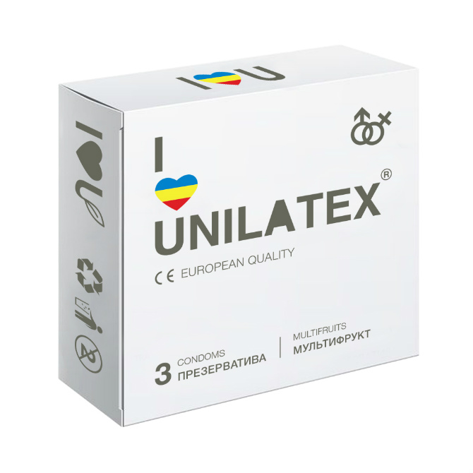 Презервативы Unilatex Multifruits 3 шт.