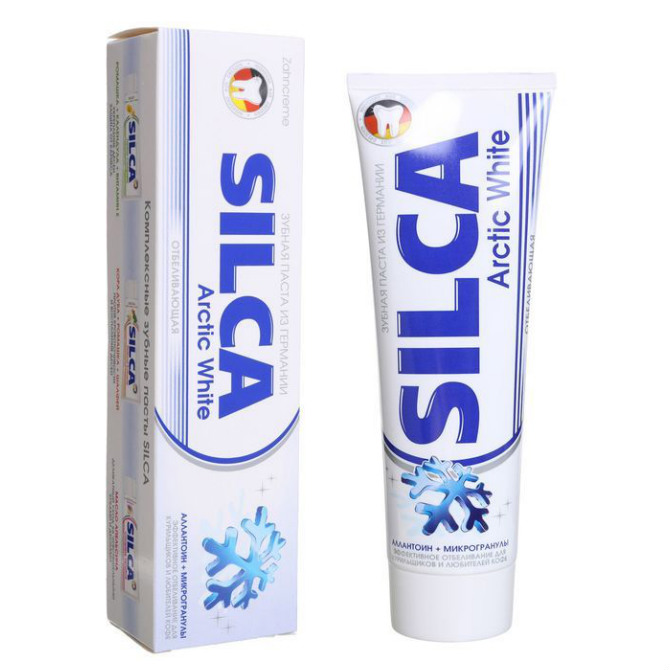 СилкаМед (SilcaMed) Зубная паста Отбеливающая Arctic White 100мл