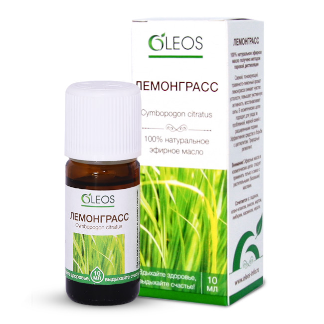 Олеос (Oleos) Масло эфирн 10мл лемонграсс