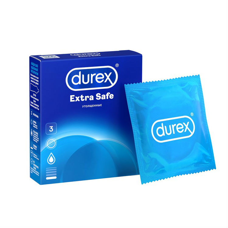 Дюрекс (Durex) Extra Safe презервативы №3 утолщенные