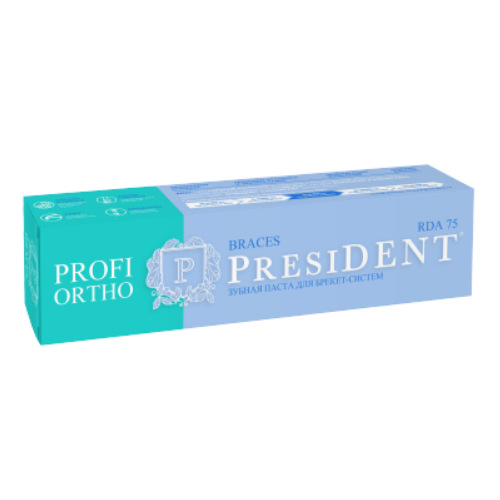 ПрезиДент (PresiDent) Profi Ortho Braces з/паста 75RDA  50мл