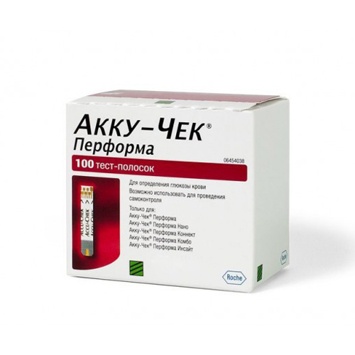 Акку Чек (Accu-Chek) Performa Тест-полоски д/глюкометра №100