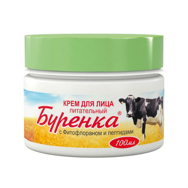 Буренка крем д/лица 100мл питательный Дина+ ООО