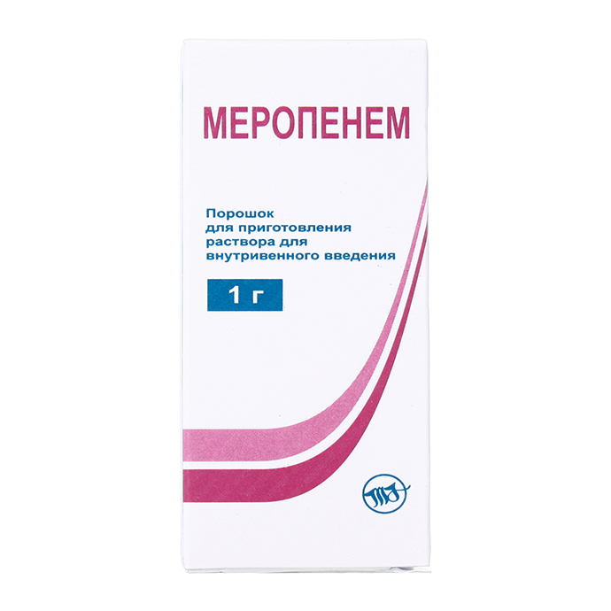 Меропенем пор д/р-ра д/в/в введ 1г фл №1M.J.Biopharm Pvt.Ltd/Фармстандарт-Лексре