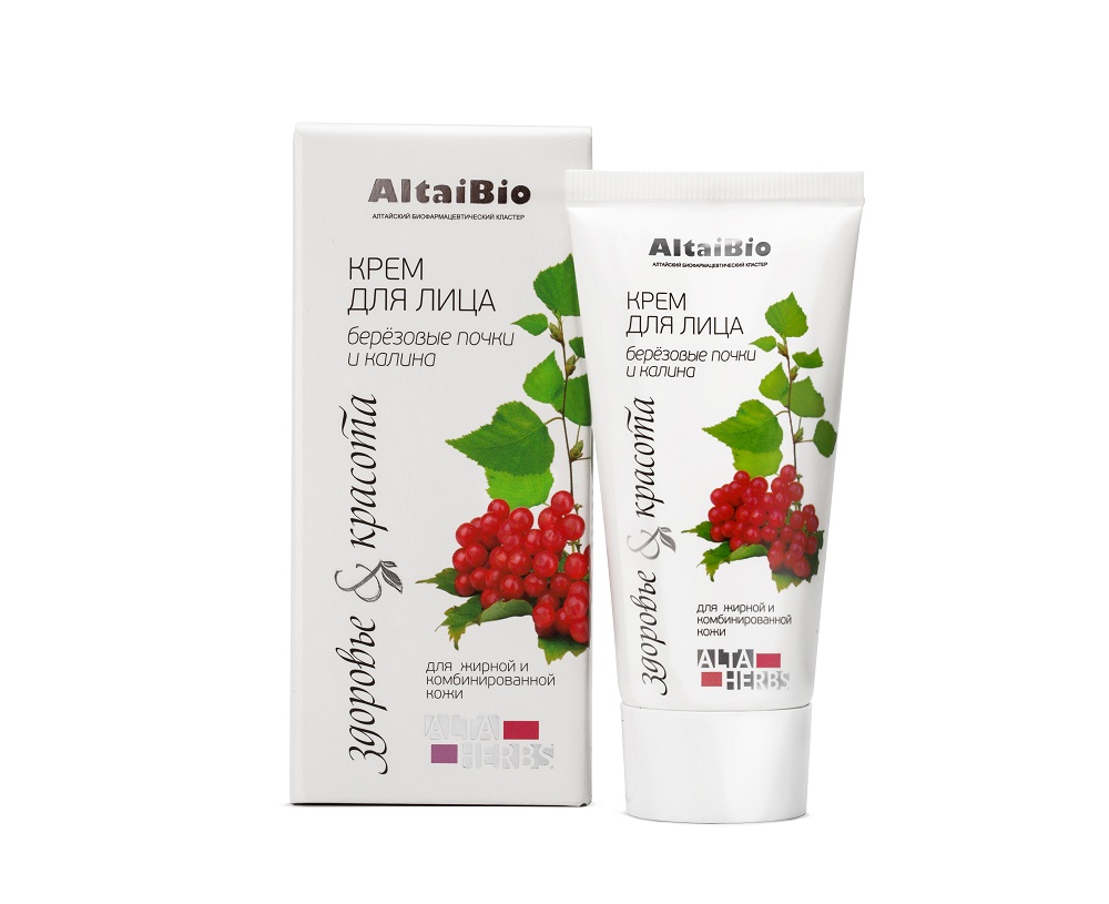 AltaiBio Крем для лица для жирной и комбинированной кожи 50мл
