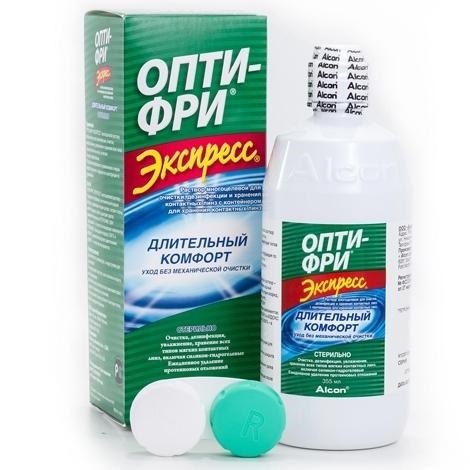 Опти-Фри Экспресс (Opti-Free Express) р-р д/конт линз 355мл+ контейнер