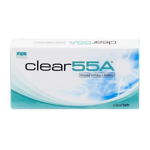 КОНТАКТНЫЕ ЛИНЗЫ CLEAR 55A НА МЕСЯЦ -2,25 6ШТ КлиарЛаб