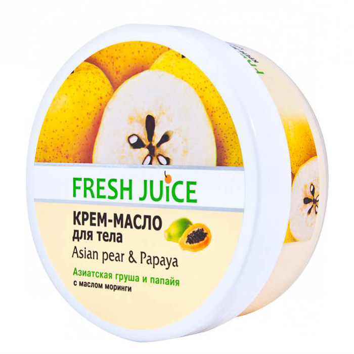 ФРЕШ ДЖУС (FRESH JUICE) КРЕМ-МАСЛО ДЛЯ ТЕЛА ASIAN PEAR & PAPAYA, 225 МЛ Эльфа НПО