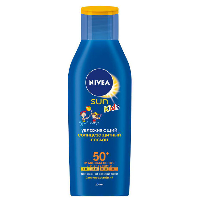 Нивея (Nivea) Sun Солнцезащитный лосьон детский SPF 50+ 200 мл Байерсдорф