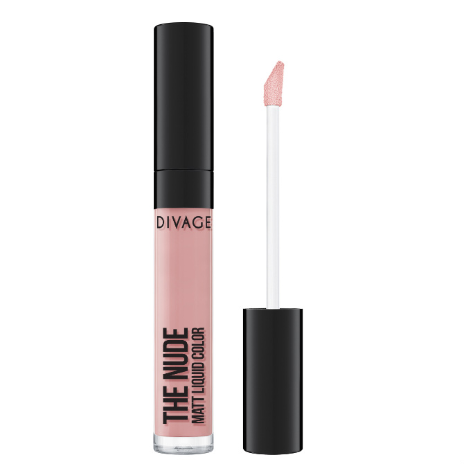 Диваж (Divage) Liquid Matte Lipstick The nude Губная помада жидкая матовая тон 02