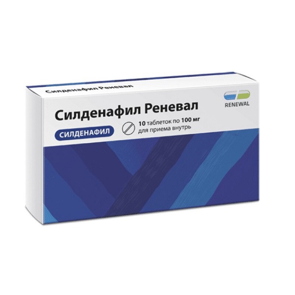 Силденафил-Renewal табл.п.п.о. 100мг №10