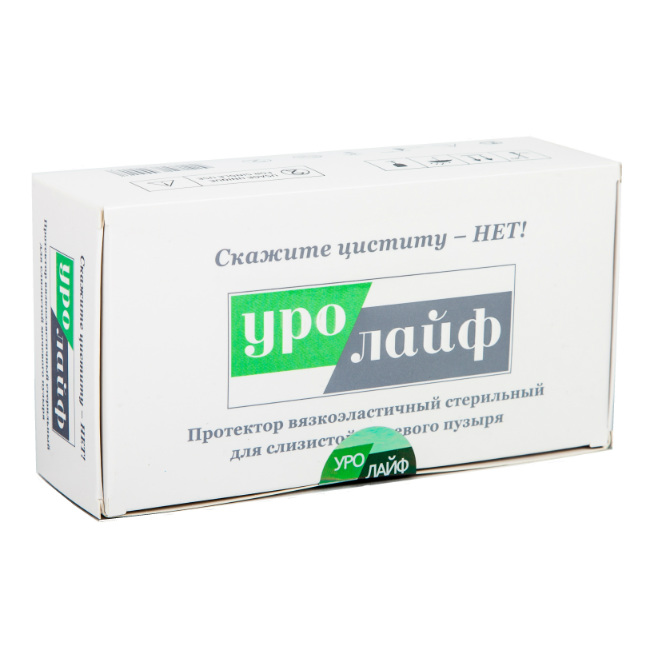 Уролайф протектор вязкоэластичный стерильный для слизистой мочевого пузыря 50мл