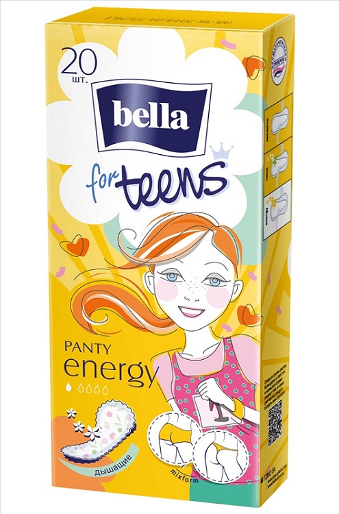 Белла (Bella) Panty Energy for teens прокладки ежеднев №20 д/подростков