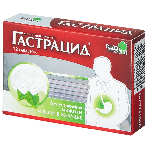 Гастрацид таб жев №12 Natur Produkt Europa