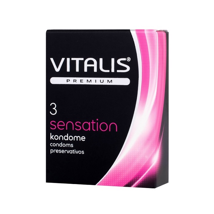 Презервативы Vitalis Premium sensation №3 с пупырышками и кольцами R&S Consumer Goods G