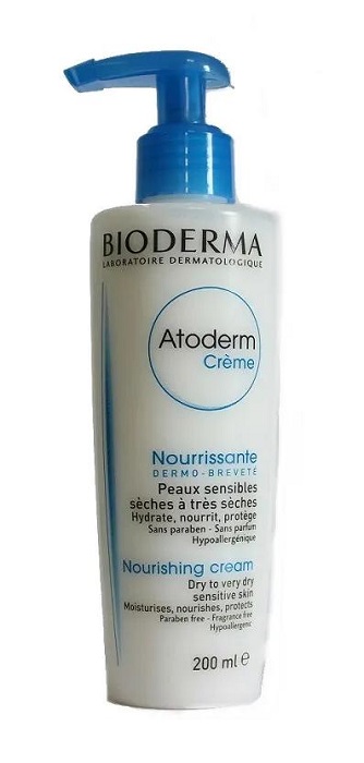 Биодерма (Bioderma) Атодерм/Atoderm Крем для сухой чувствительной кожи с помпой 200 мл Биодерма