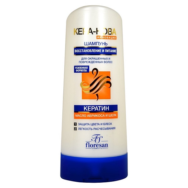 Флоресан Кера-Нова шампунь 400мл для окрашенных волос питательный