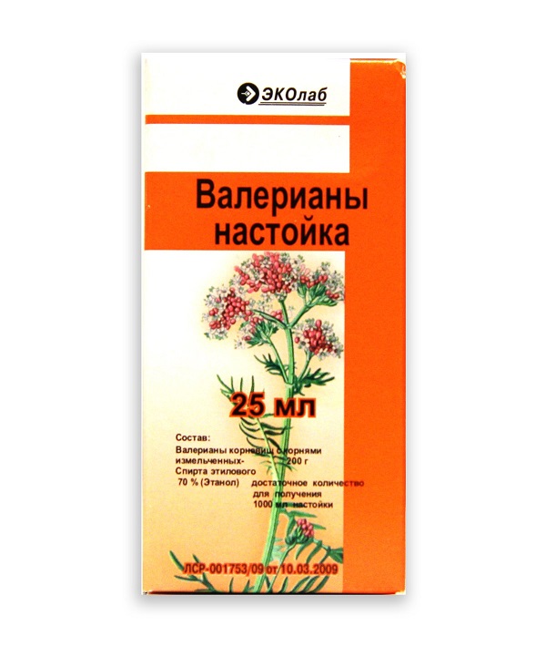 Валерианы настойка 25мл ЭКОлаб ЗАО