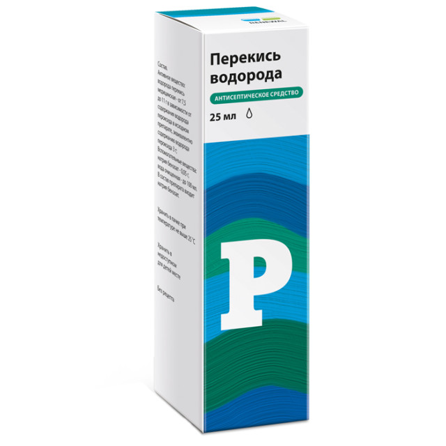 Перекись Водорода р-р д/наруж и местн примен 3% тюб-кап 25мл Обновление ПФК ЗАО