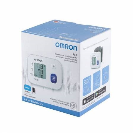 ТОНОМЕТР OMRON RS1 АВТОМАТ НА ЗАПЯСТЬЕ