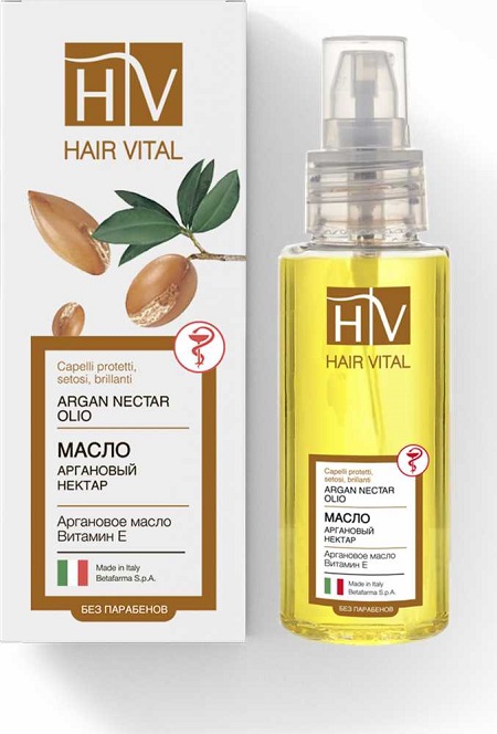 Hair Vital масло для волос Аргановый нектар 50мл