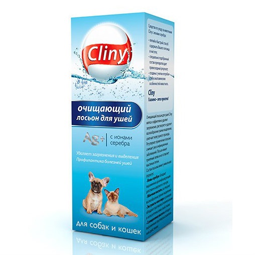  КЛИНИ (CLINY) ЛОСЬОН ОЧИЩАЮЩИЙ ДЛЯ УШЕЙ 50 МЛ ЭКОПРОМ Экопром ООО