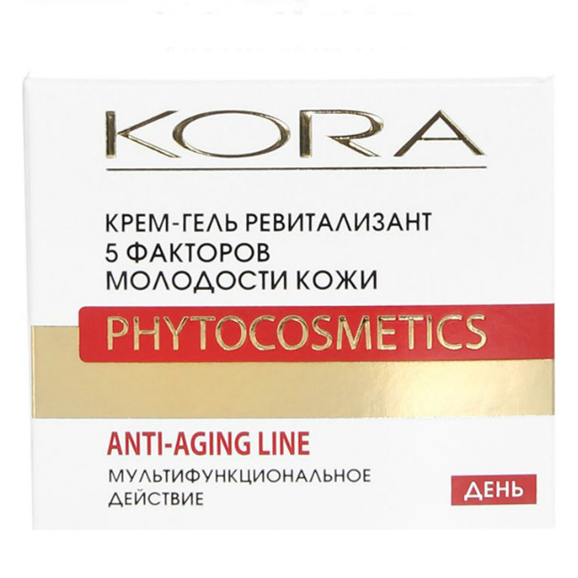 Кора  гель-крем 50мл ревитализат 5 факт молод/кожи 35+ Компания Кора  АО