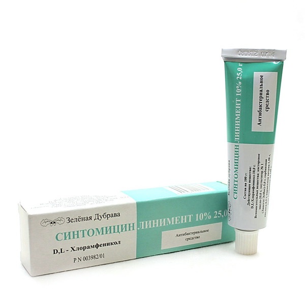 Синтомицин линимент 10% 25г Зеленая Дубрава