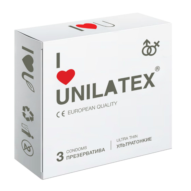 Презервативы Unilatex UltraThin 3 шт.