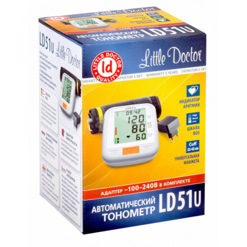 Тонометр автоматический Little Doctor LD-51u + универсальная манжета//