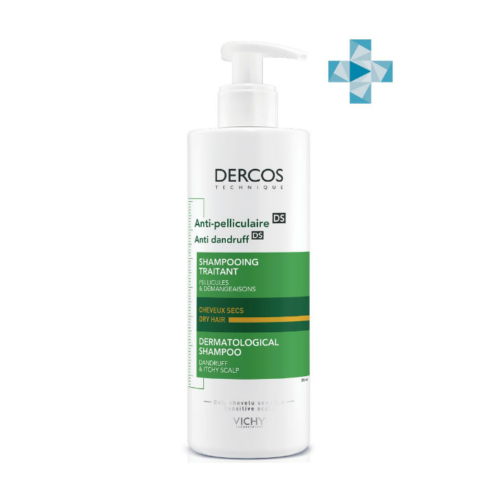 Виши (Vichy) Деркос/Dercos Шампунь-уход против перхоти для сухой кожи головы 390 мл Лореаль