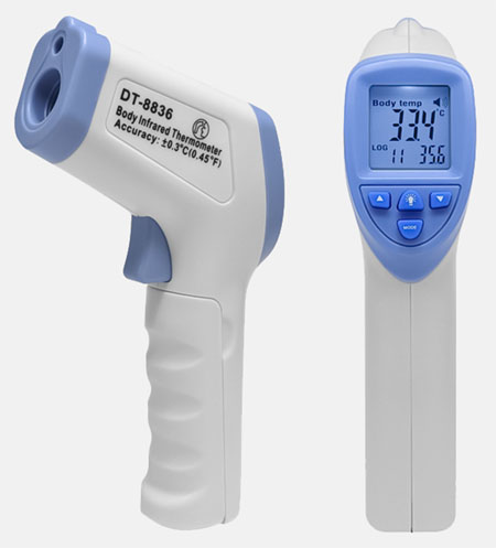 Термометр DT 8836 бесконтактный инфракрасный с принадлежностями №1