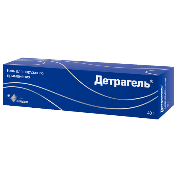 Детрагель гель д/наружн. прим. 40 г