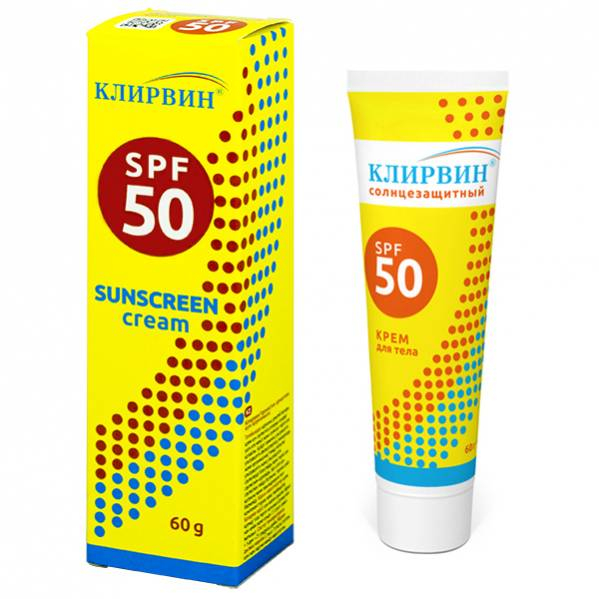 Клирвин Крем д/тела SPF 50 60мл солнцезащ