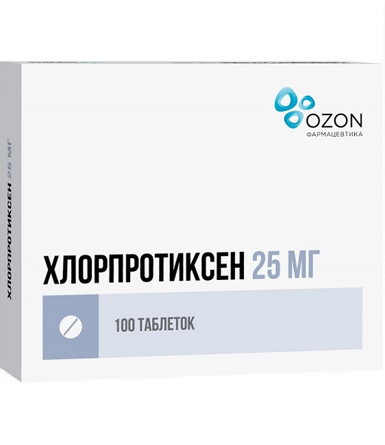 Хлорпротиксен таб ппо 25мг №100 Озон ООО