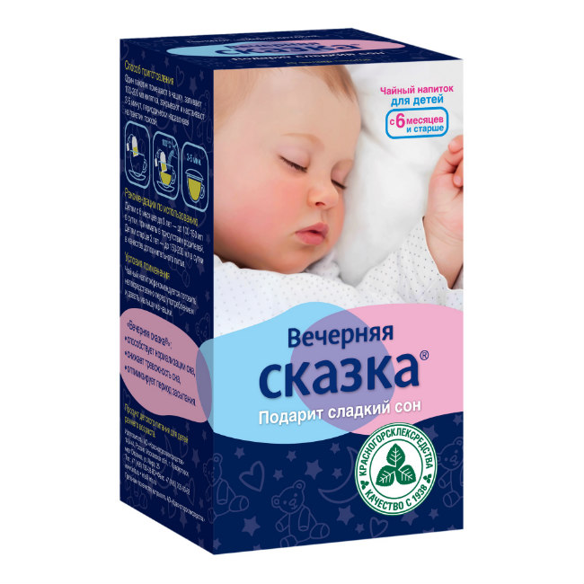 Чайный напиток Вечерняя Сказка 1,5г №20 д/детей Красногорсклексредства