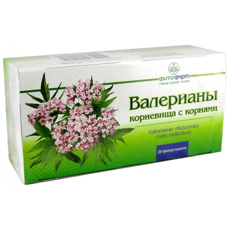 Валерианы корневища с корнями ф/п 1,5г №20 Фитофарм