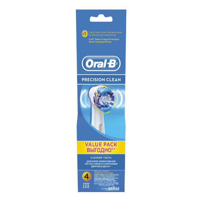 Oral_b насадки для электрических зубных щеток precision clean eb20 (3+1)