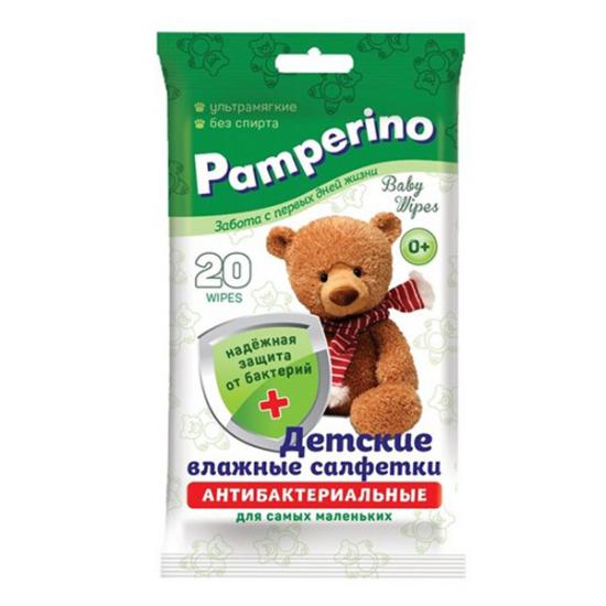 Памперино салфетки влаж №20 антибактер