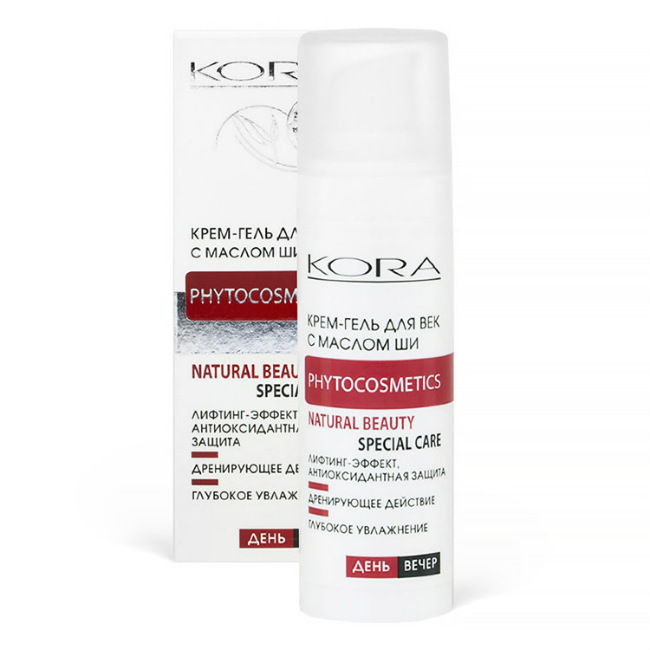 Кора  крем-гель д/глаз 30мл масло ши Компания Кора  АО