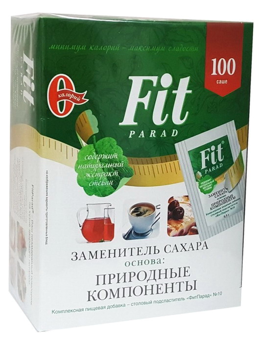 ФитПарад (FitParad) №10 Заменитель сахара  пакет-саше №100