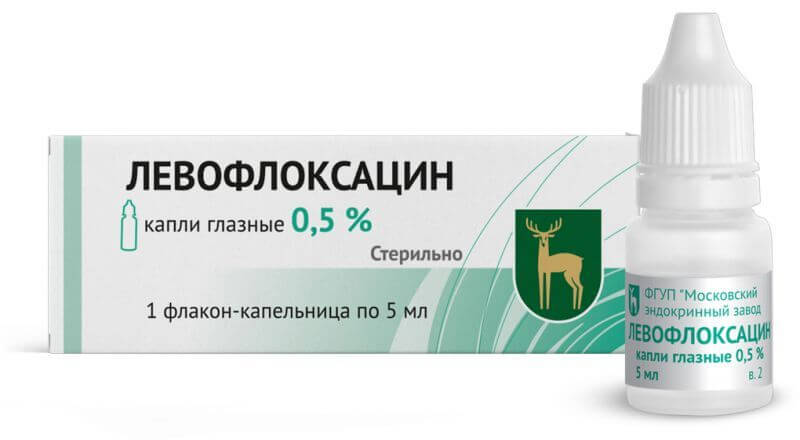 Левофлоксацин капли глазн. 0,5% 5мл МЭЗ