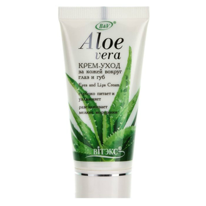 Витэкс (Vitex) Aloe Vera Крем-уход за кожей вокруг глаз и губ 30мл