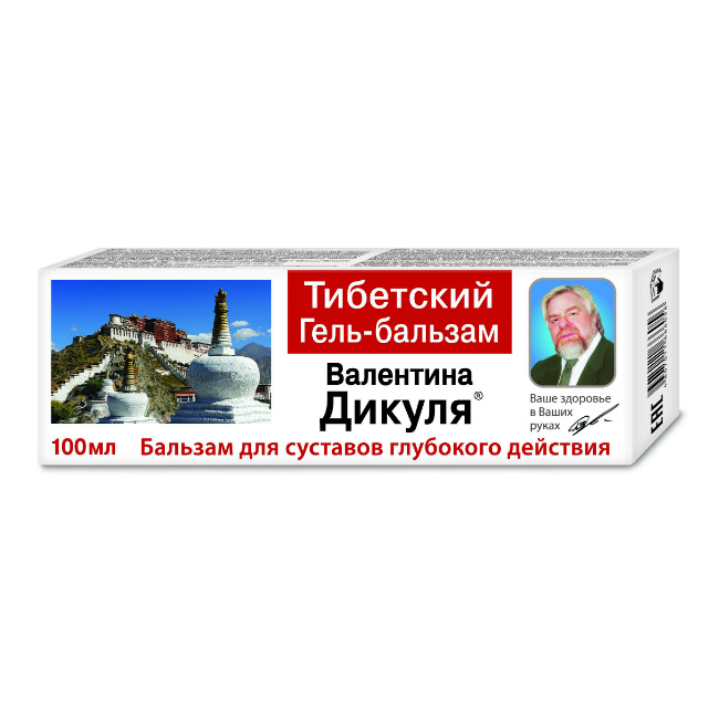 В.Дикуль Тибетский гель-бальзам д/суставов 100мл глуб действия